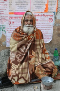 Indian sadhu in Rishikesh, India
